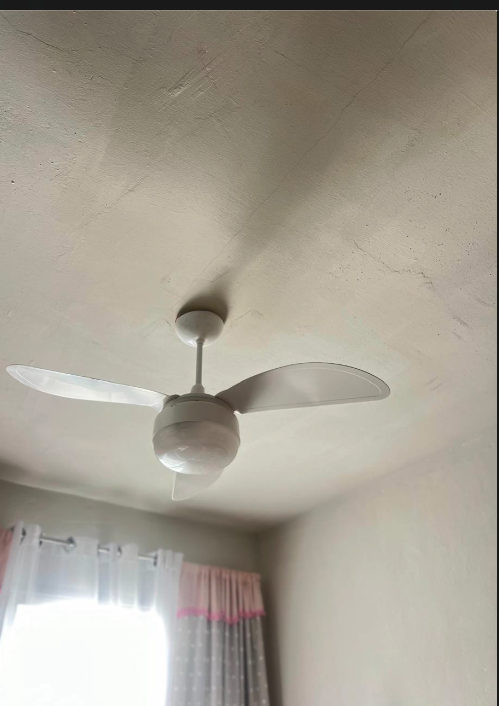 Ventilador antes do serviço elétrico